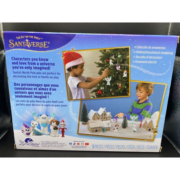 The Elf on the Shelf Santaverse Ornament Collection 5 pc NIB - Picture 3 of 8